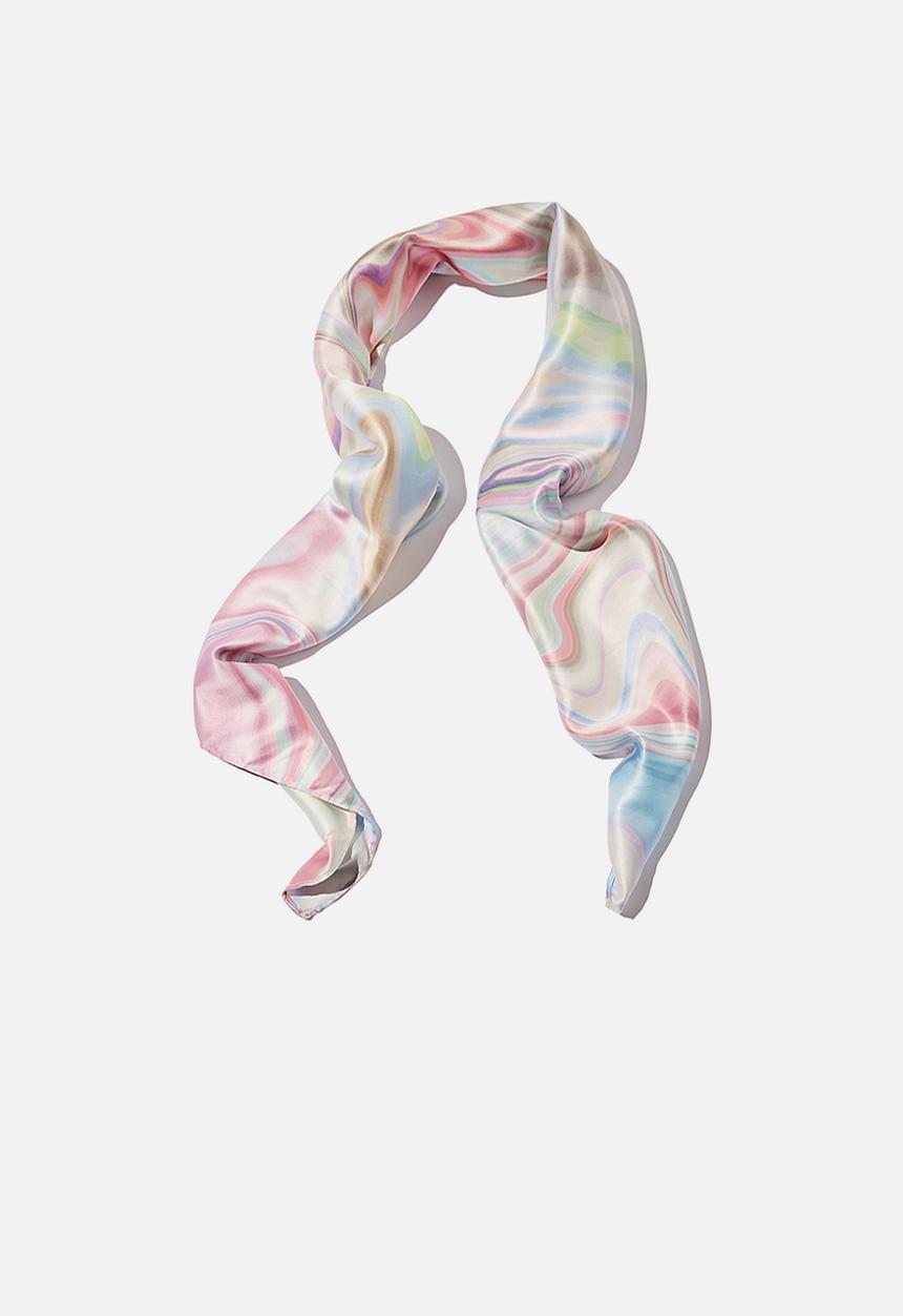 Rubi - Versatile scarf - pink dani digital print