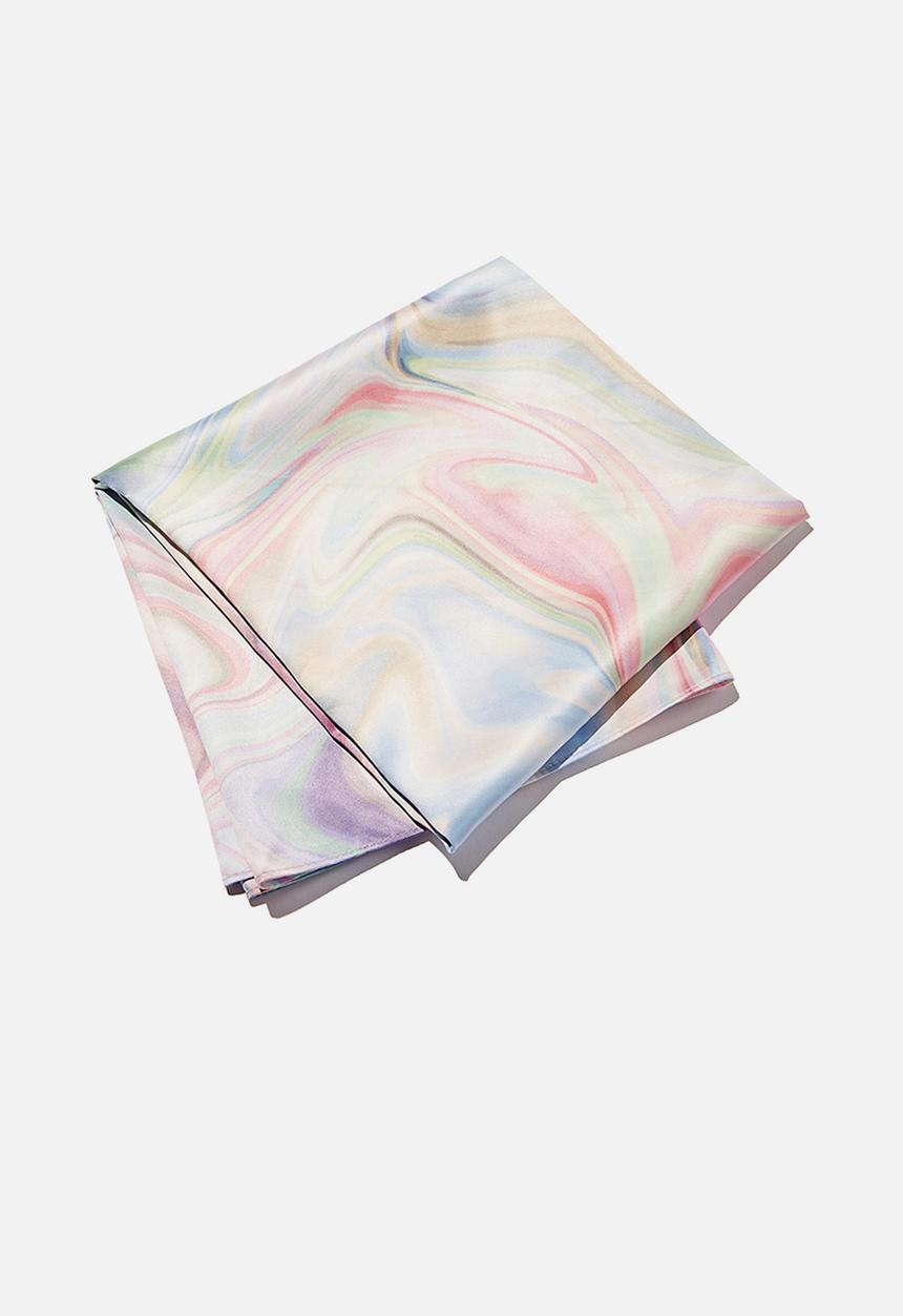 Rubi - Versatile scarf - pink dani digital print