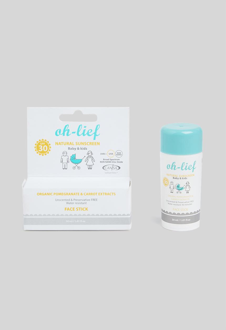 Oh-Lief - Natural sunscreen face stick - 30g