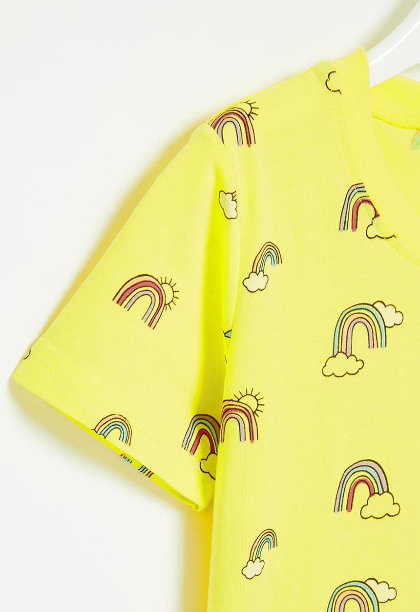 Pop Candy - Printed tee - yellow
