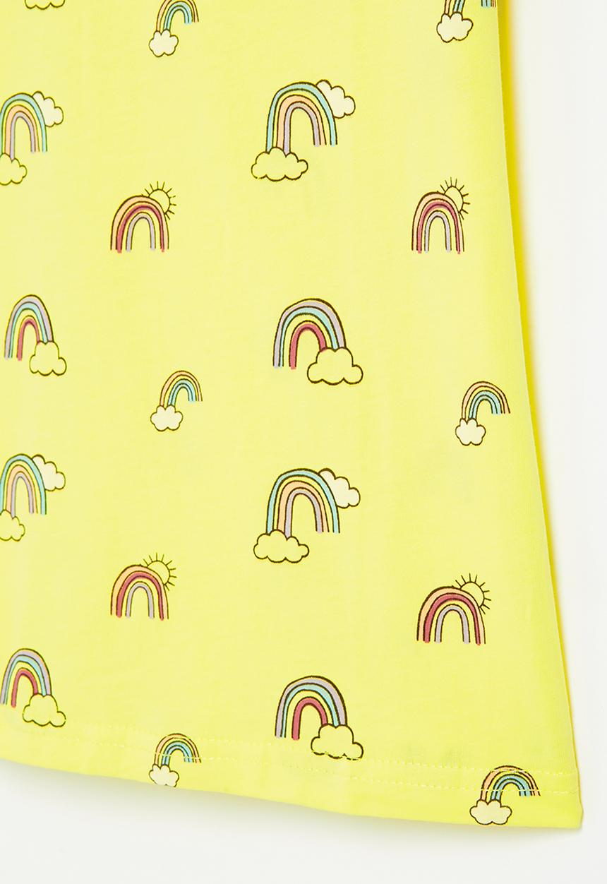 Pop Candy - Printed tee - yellow