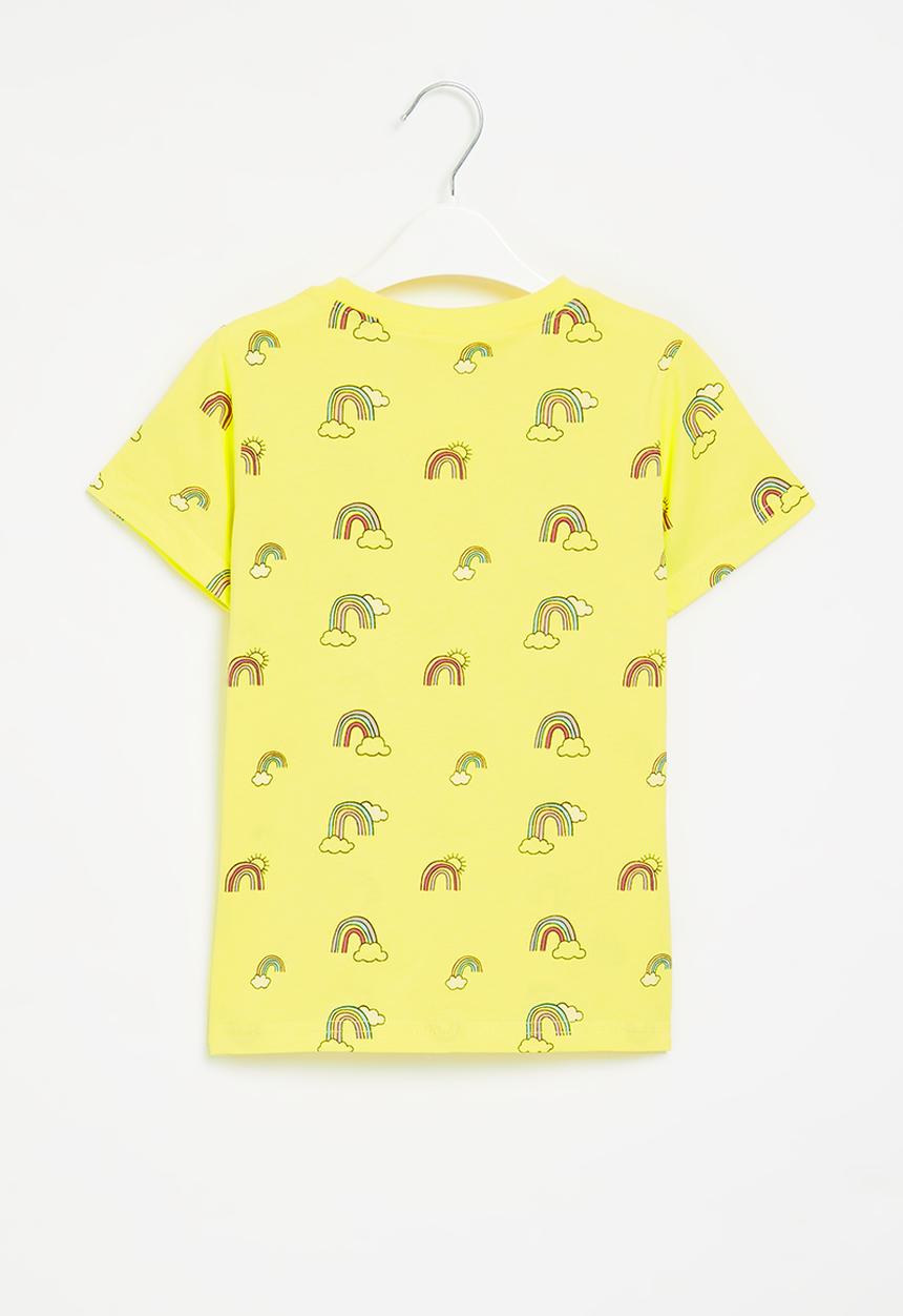 Pop Candy - Printed tee - yellow