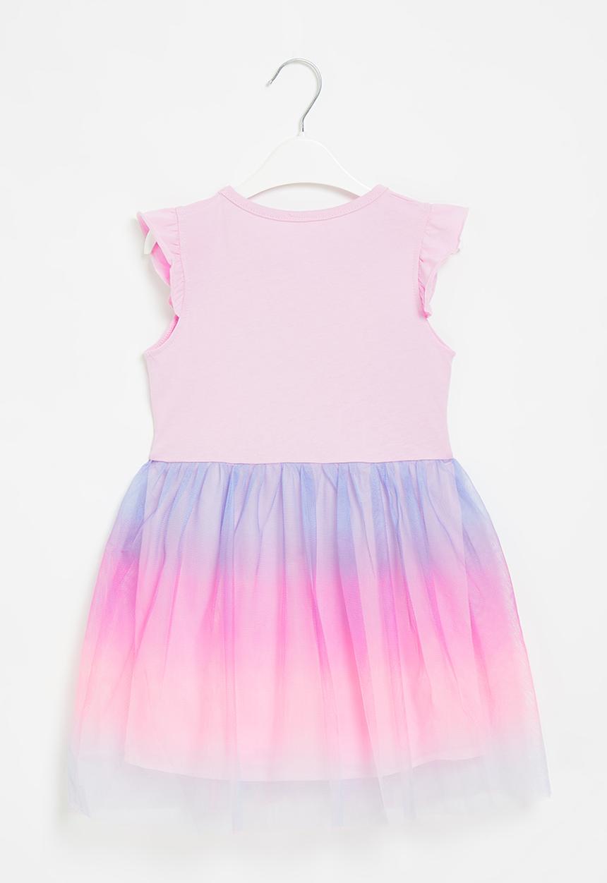 Pop Candy - Heart rainbow dress - pink
