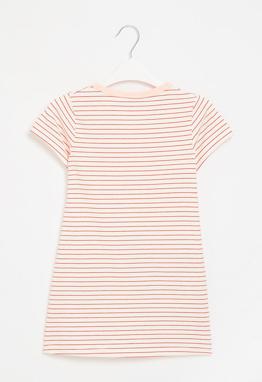 Pop Candy - Girls stripe flamingo dress - multi