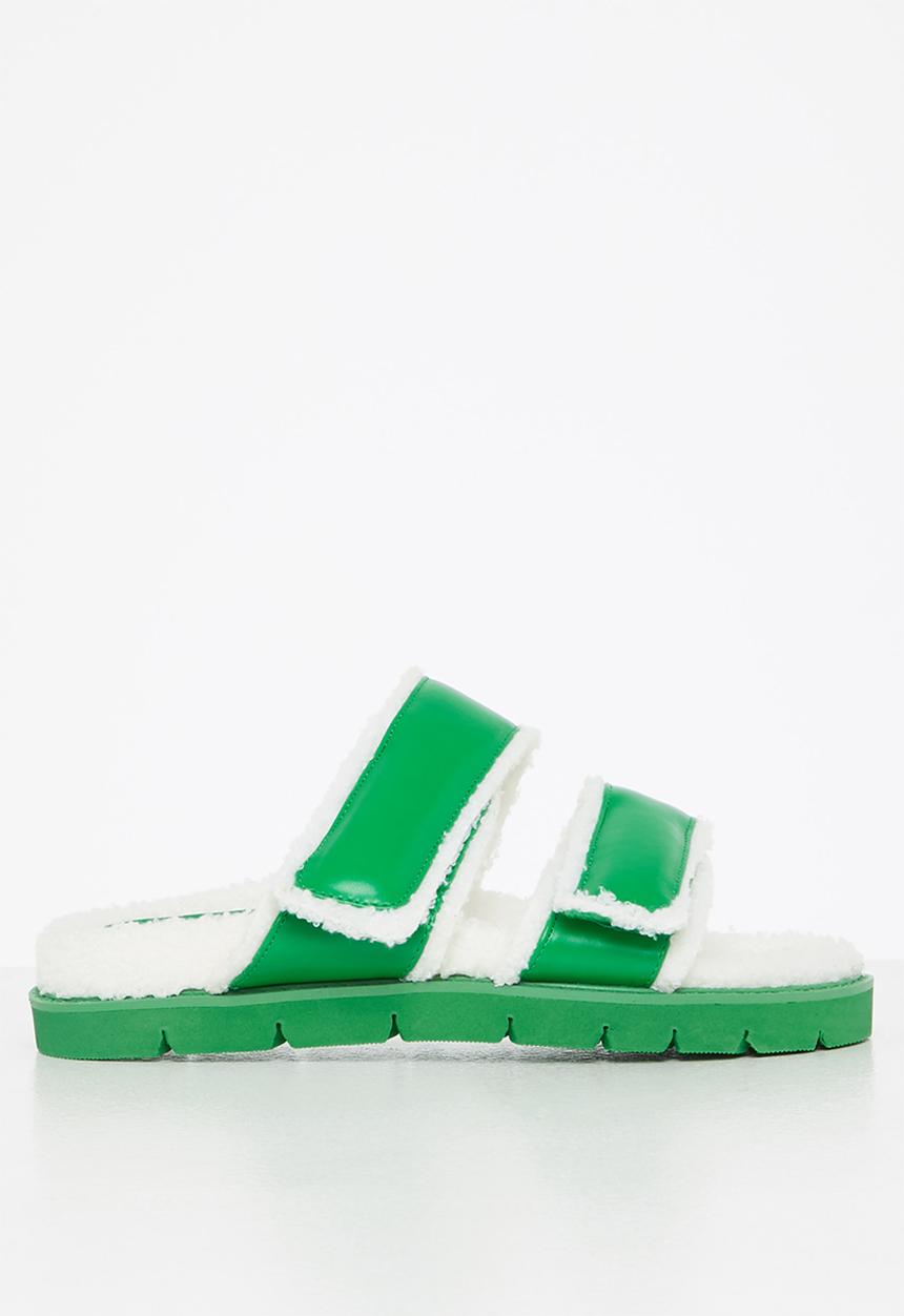 Public Desire - Hush slipper - green 