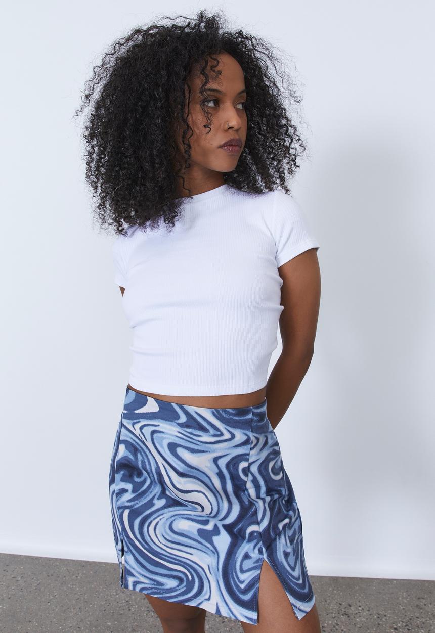 Factorie - Tie back short sleeve - white