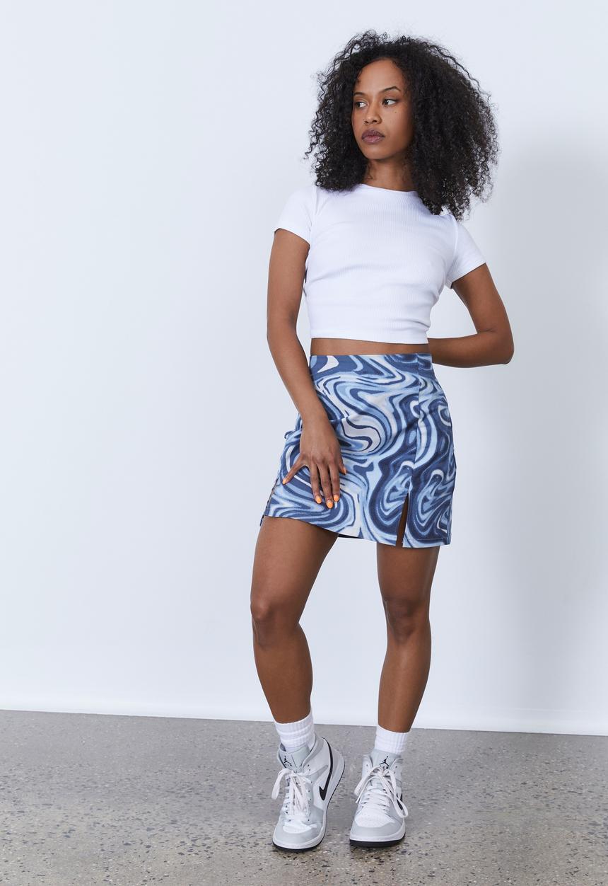 Factorie - Tie back short sleeve - white