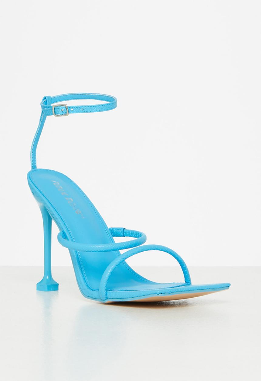 Public Desire - Kallipo strappy stiletto heel - blue 