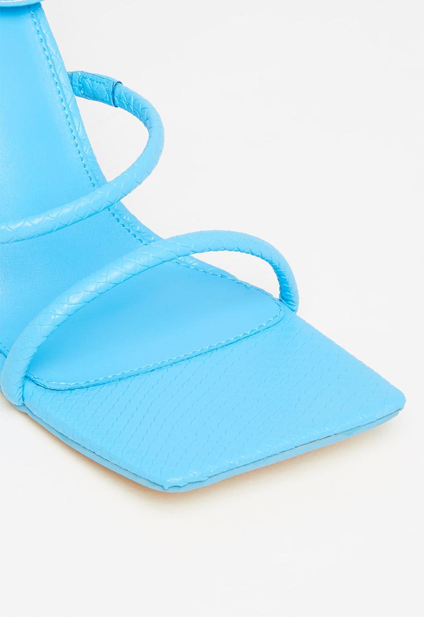 Public Desire - Kallipo strappy stiletto heel - blue 