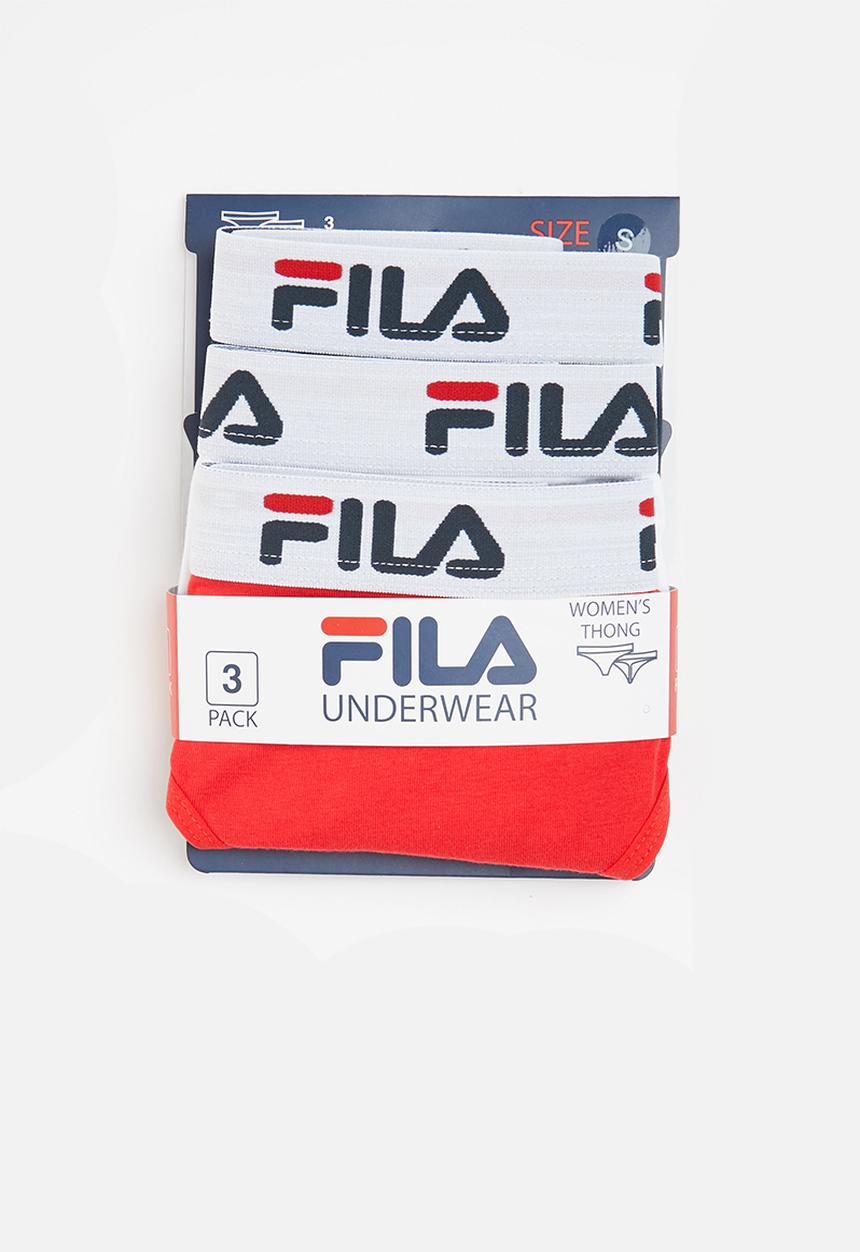 FILA - L21 3 pack thong - multi 