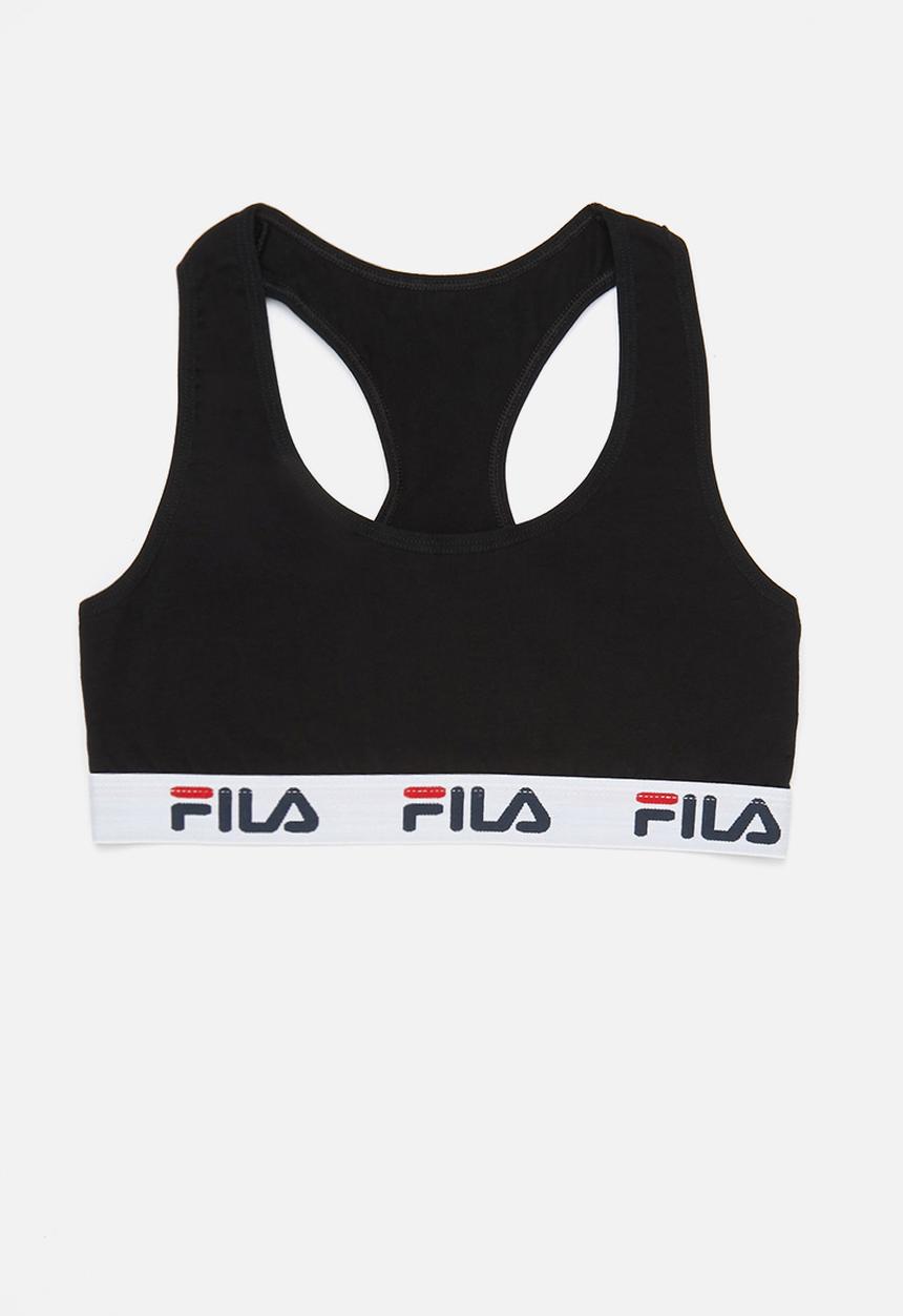 FILA - L24 2 Pack bra- black & grey