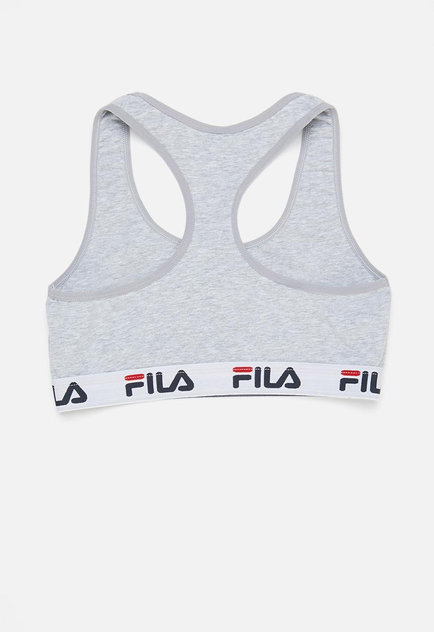 FILA - L24 2 Pack bra- black & grey