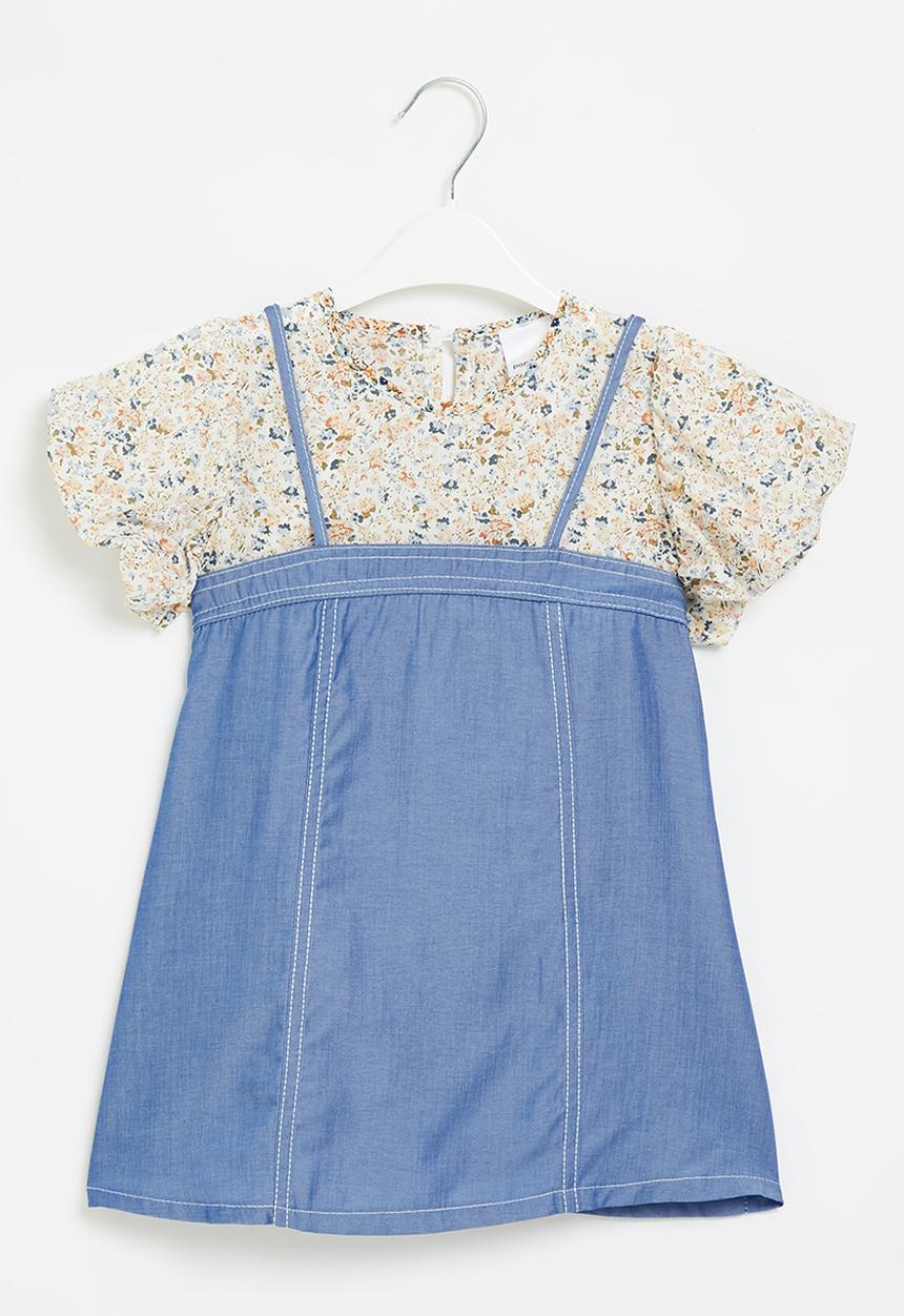 Pop Candy - Girls denim dress - blue