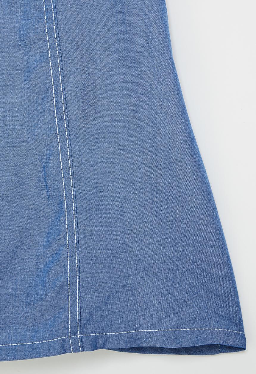 Pop Candy - Girls denim dress - blue
