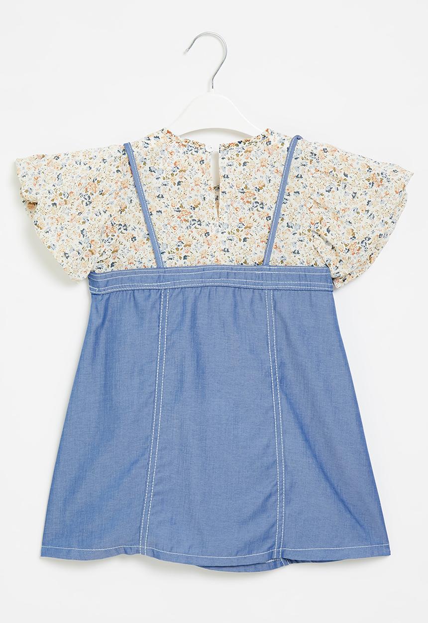 Pop Candy - Girls denim dress - blue