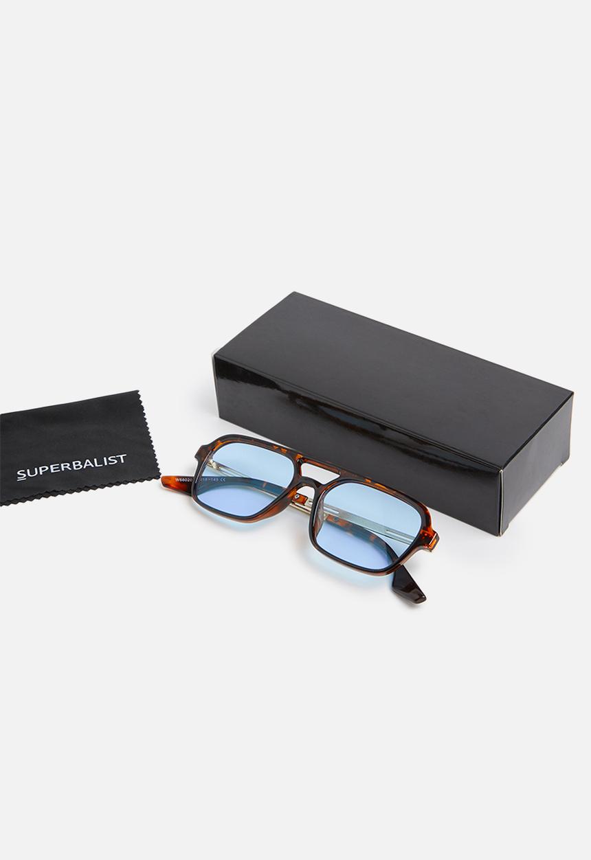 Superbalist - Aviator sunglasses - brown & blue