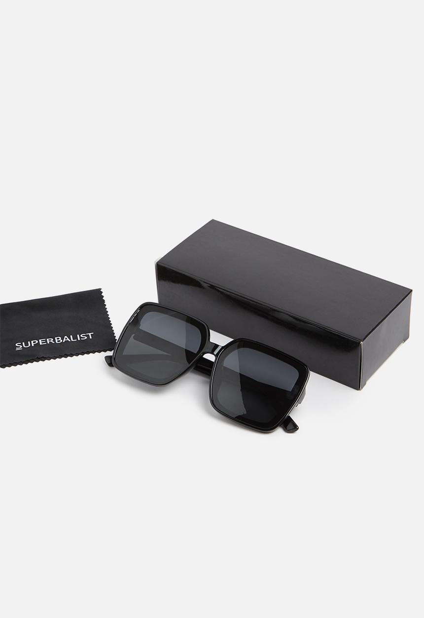 Superbalist - Oversized square sunglasses - black