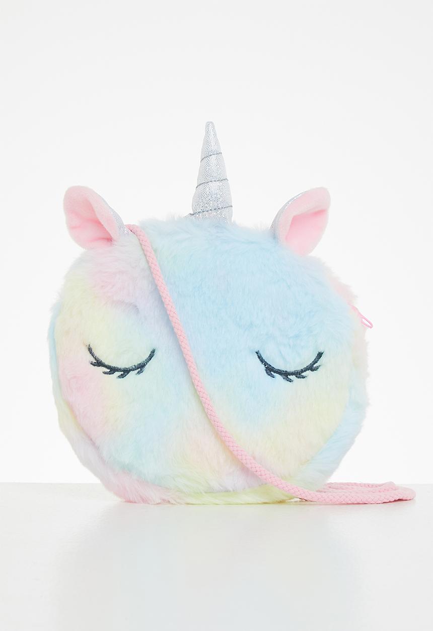 Pop Candy - Fluffy unicorn sling bag - multi