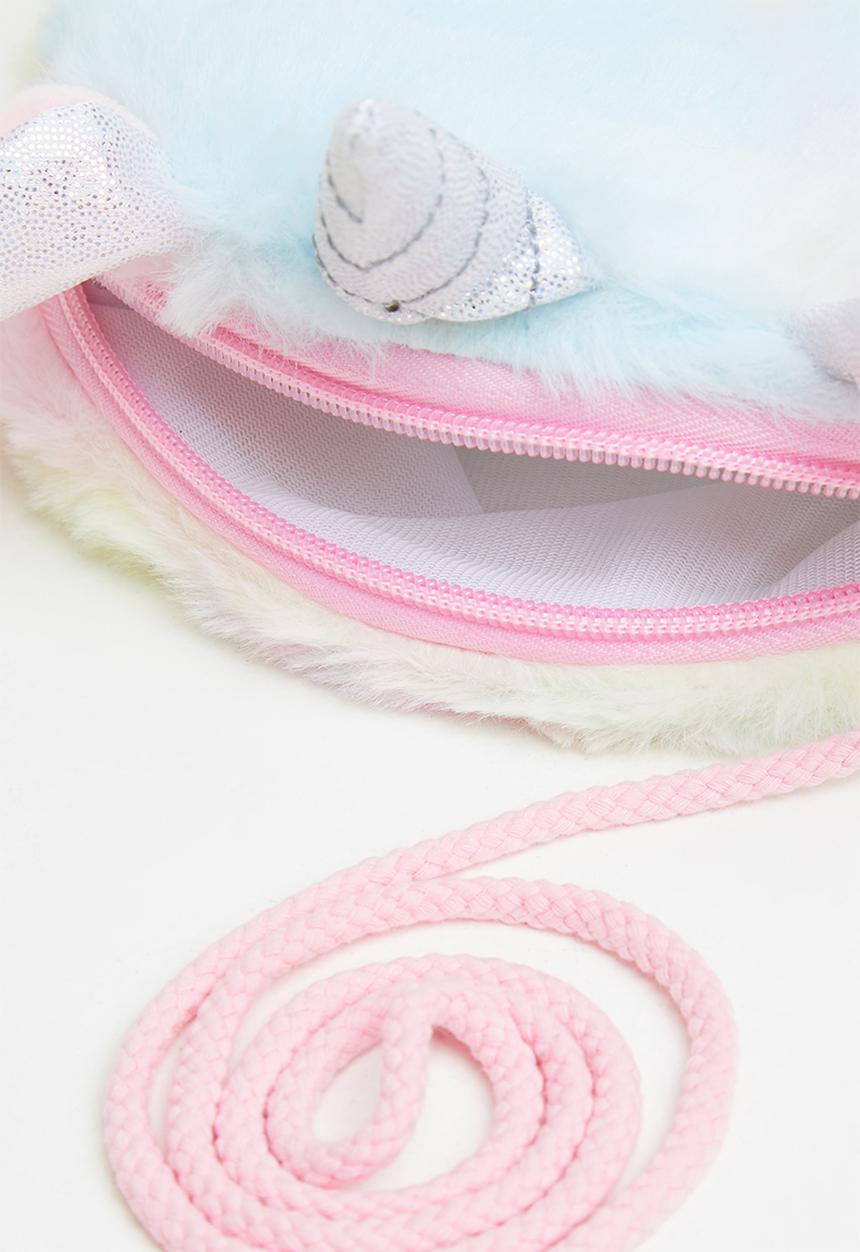 Pop Candy - Fluffy unicorn sling bag - multi