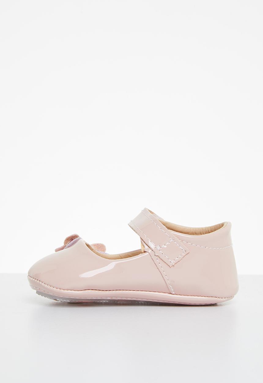 Pop Candy - Girls bow pump with strap - pink