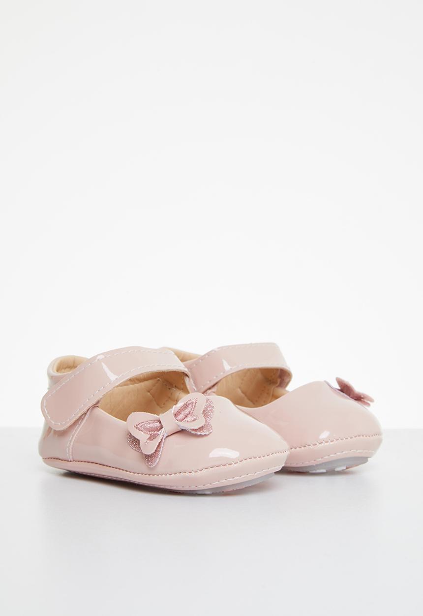 Pop Candy - Girls bow pump with strap - pink