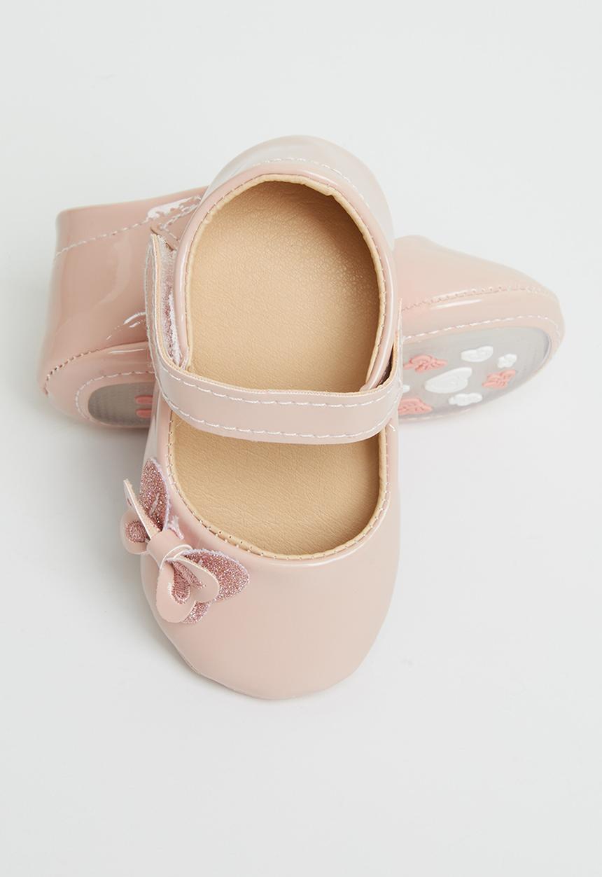 Pop Candy - Girls bow pump with strap - pink