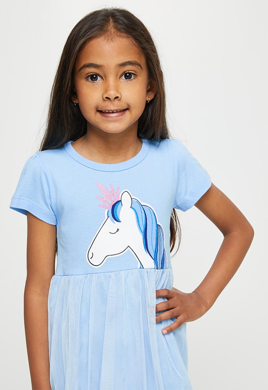 Pop Candy - Unicorn dress - blue