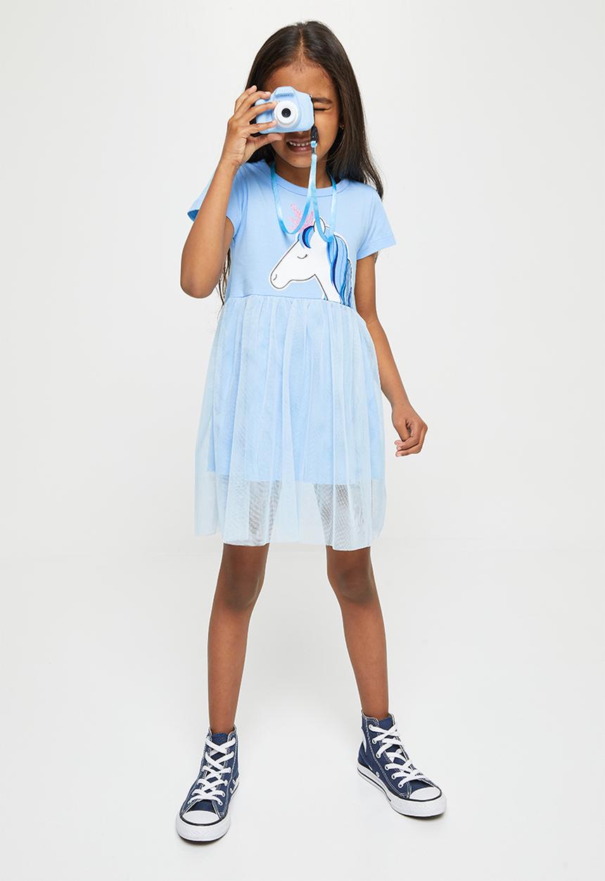 Pop Candy - Unicorn dress - blue