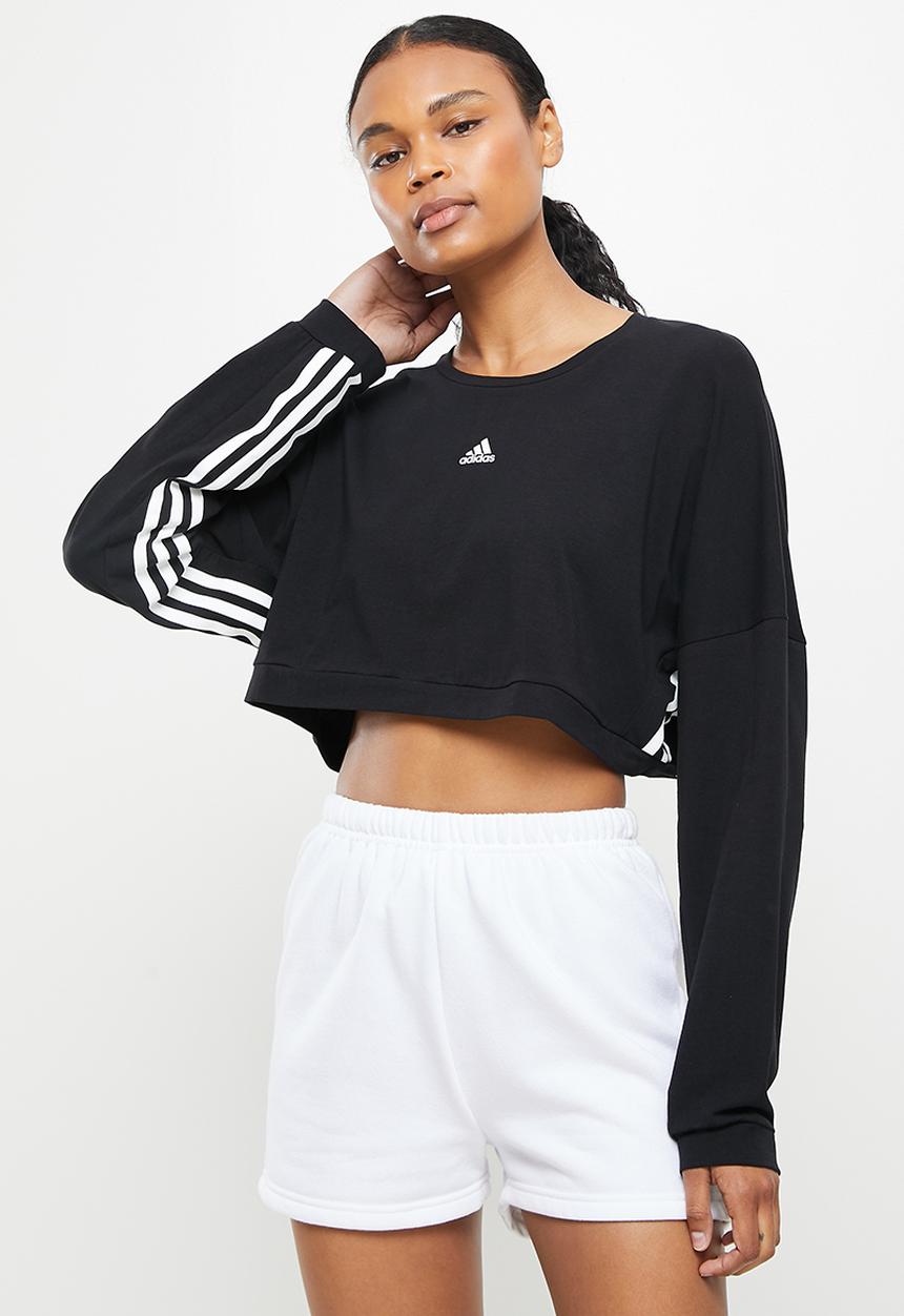 adidas Performance - W hyglm coverup pullover - black & white
