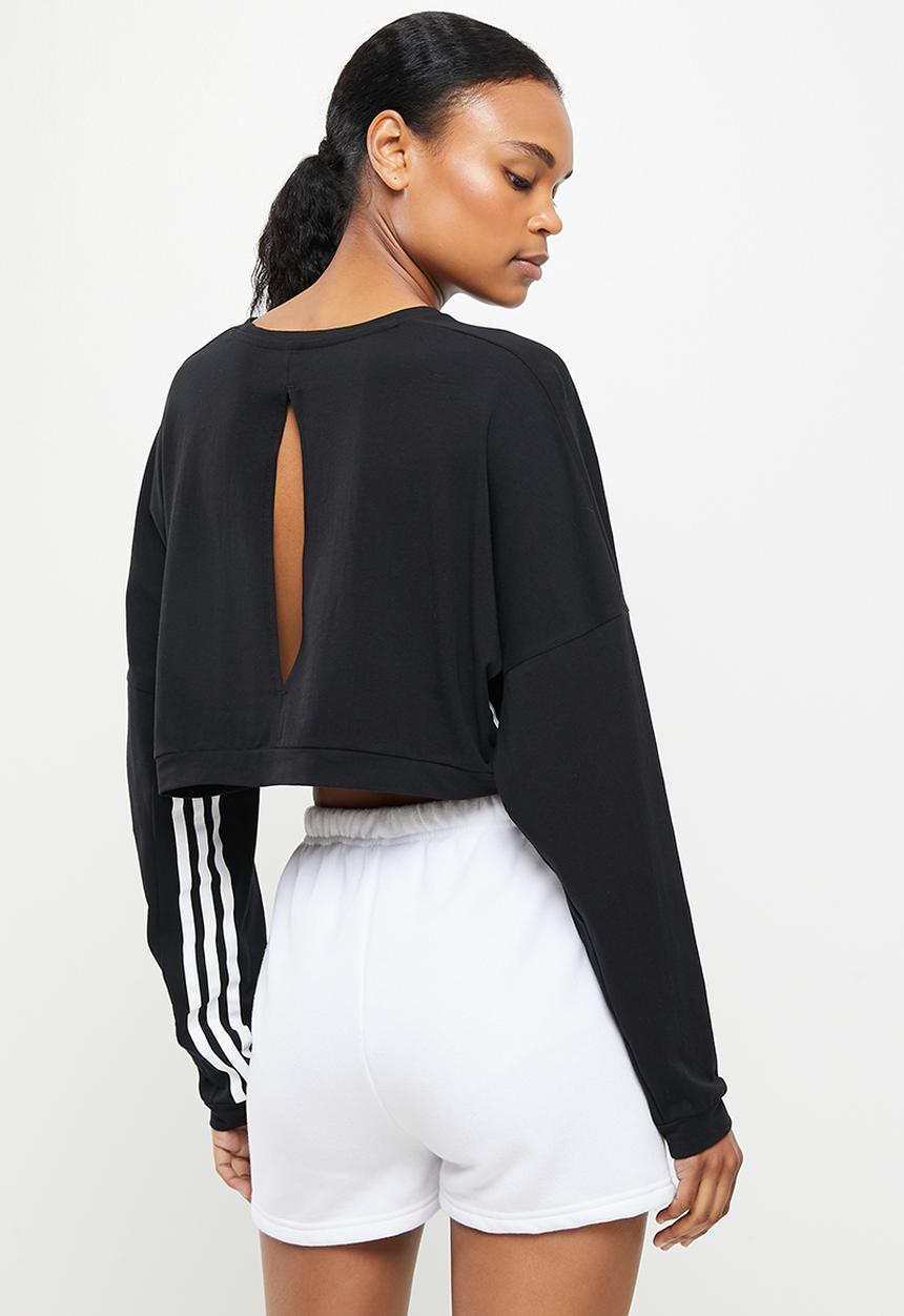 adidas Performance - W hyglm coverup pullover - black & white
