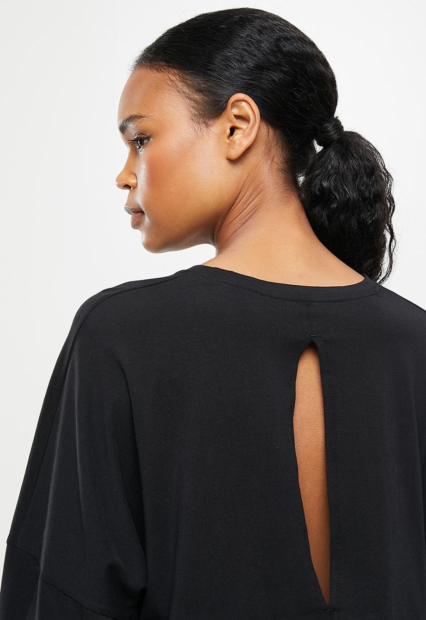 adidas Performance - W hyglm coverup pullover - black & white