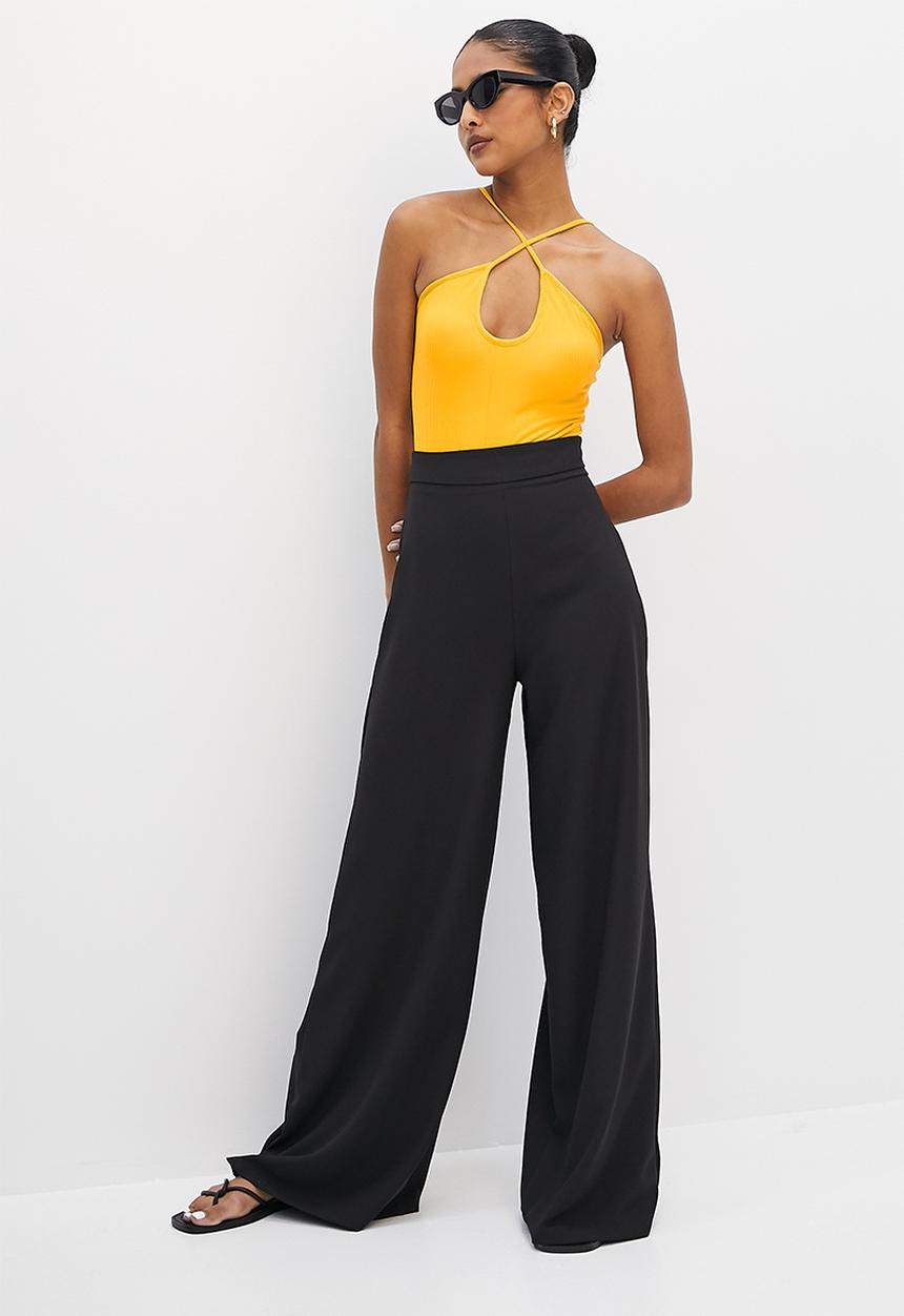 VELVET - Multi way strappy bodysuit - radiant yellow