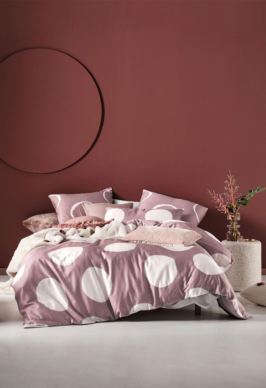 Linen House - Keegan duvet cover set - dusk