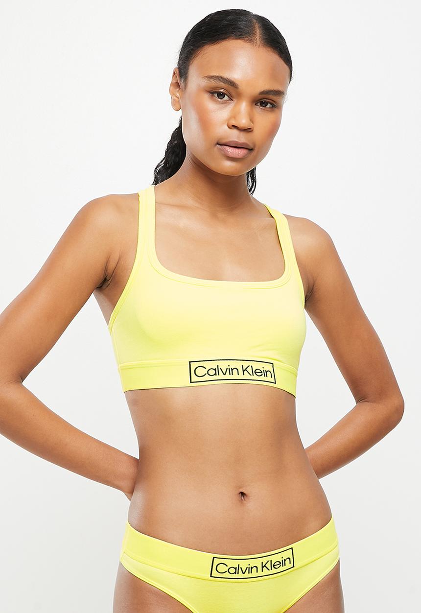 Calvin Klein - Unlined bralette - cyber green