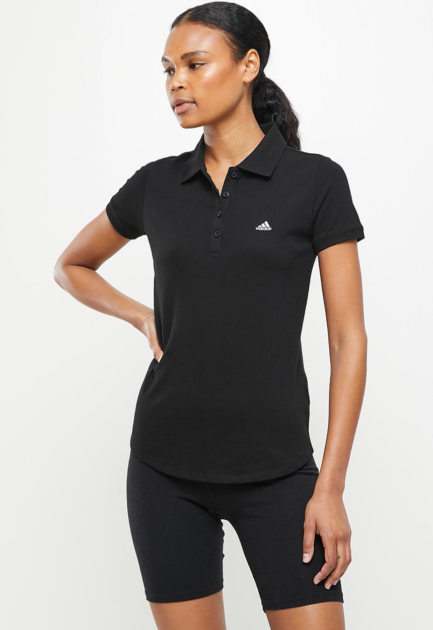 adidas Performance - Polo 2 w shirt short sleeve - black