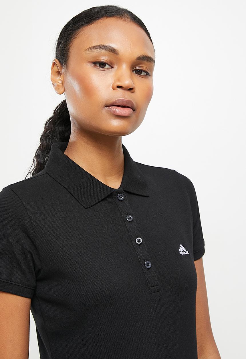 adidas Performance - Polo 2 w shirt short sleeve - black