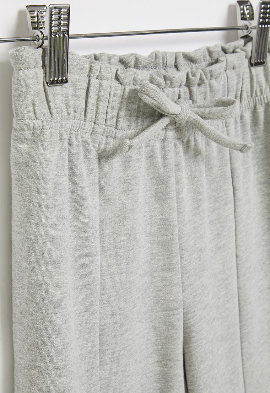 Superbalist - Paperbag fleece pant - grey