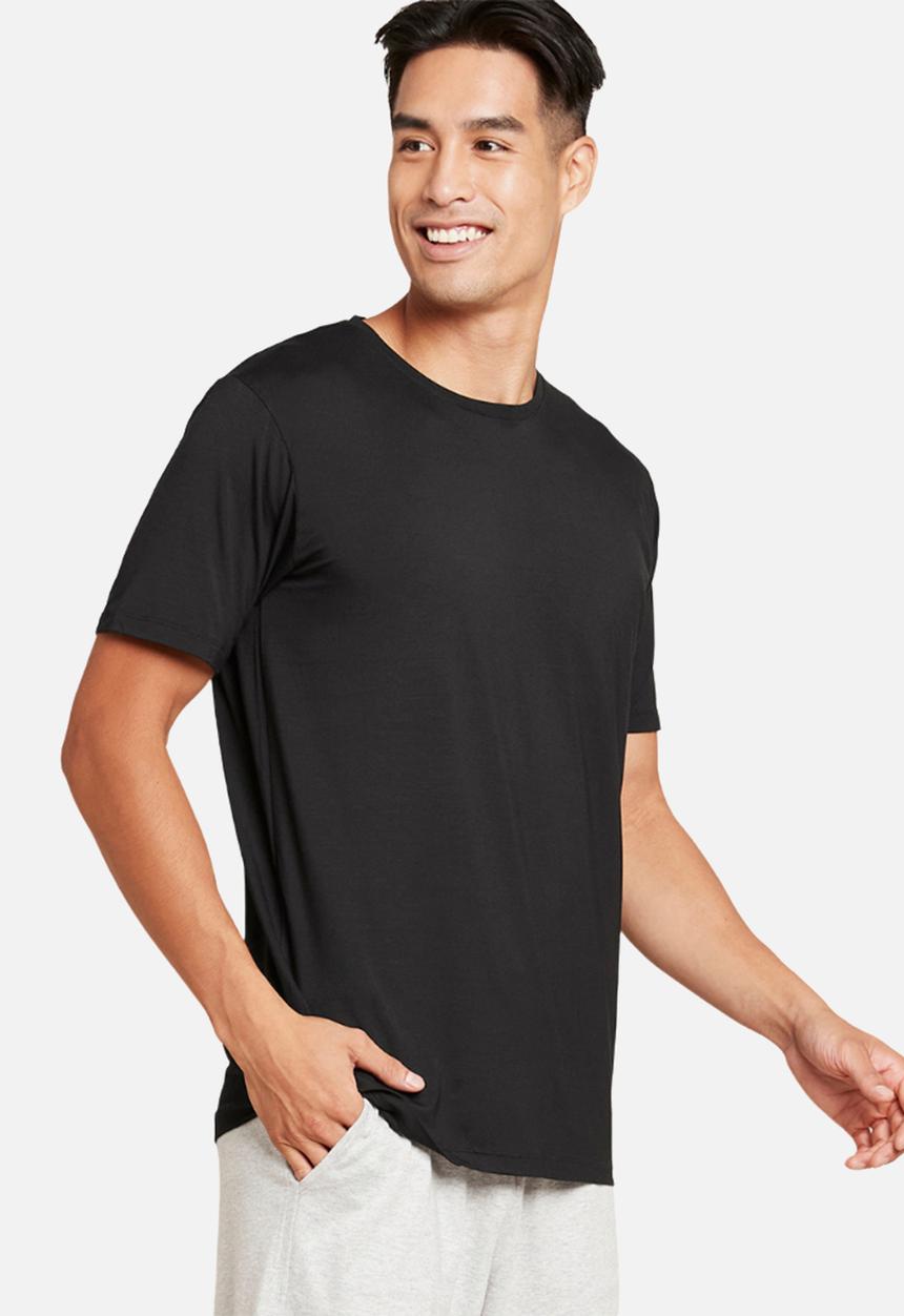BOODY - Crew neck T-shirt - black