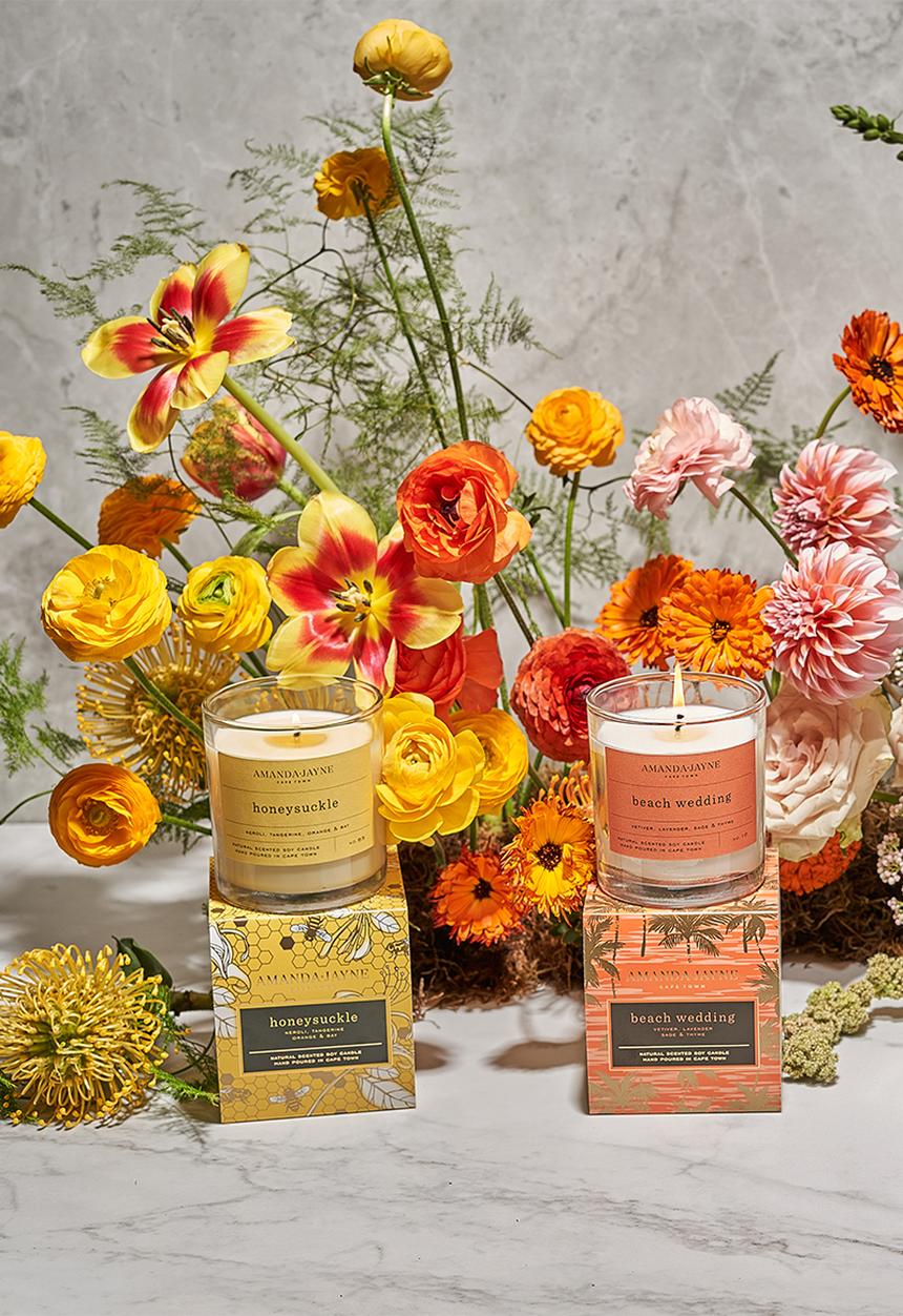 Amanda Jayne - Honeysuckle glass collection candle