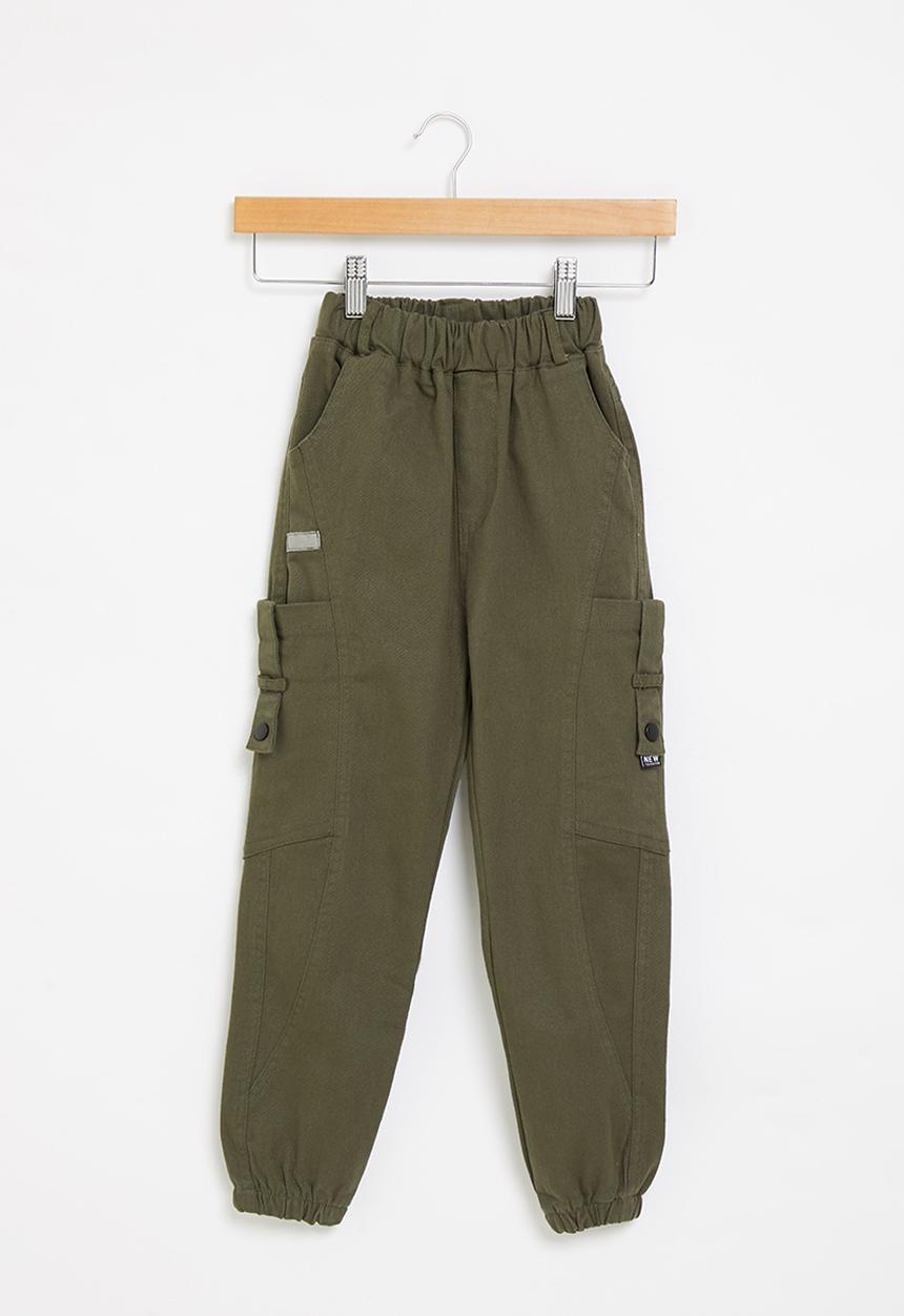 Rebel Republic - Boys cuffed pants - green