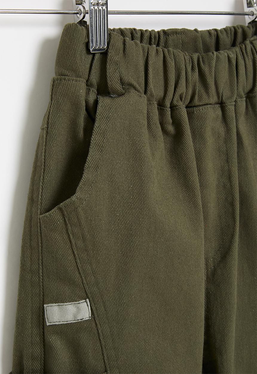 Rebel Republic - Boys cuffed pants - green