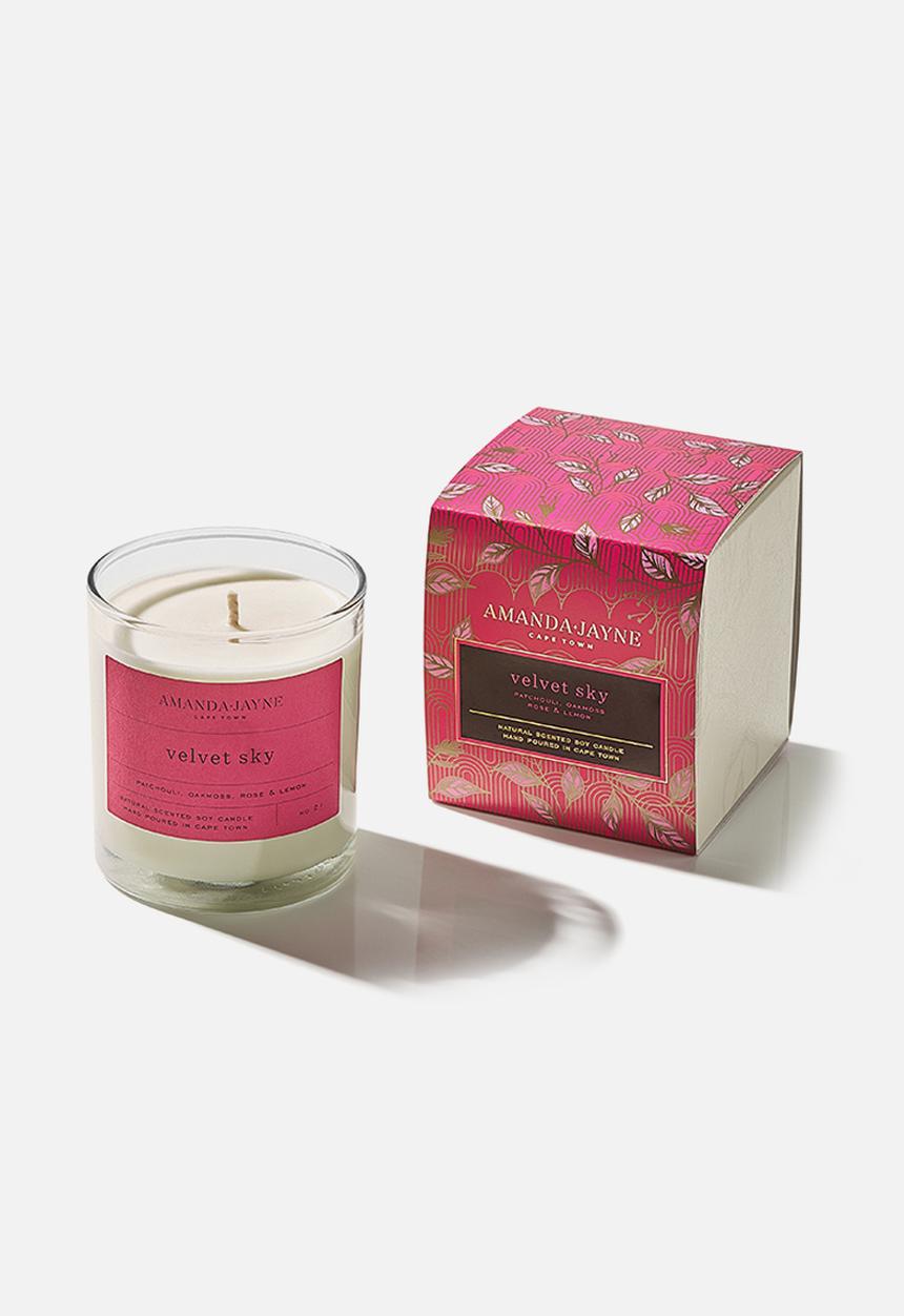 Amanda Jayne - Velvet sky glass collection candle