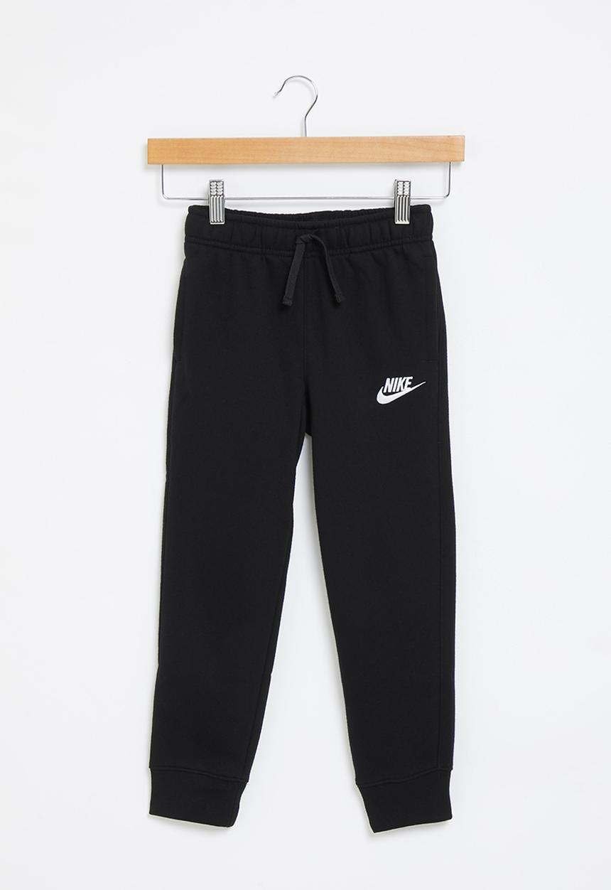 Nike - Nkb club fleece rib cuff pant - black