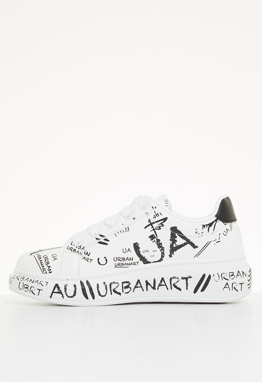 UrbanArt - Hype 5 wax sneaker - white
