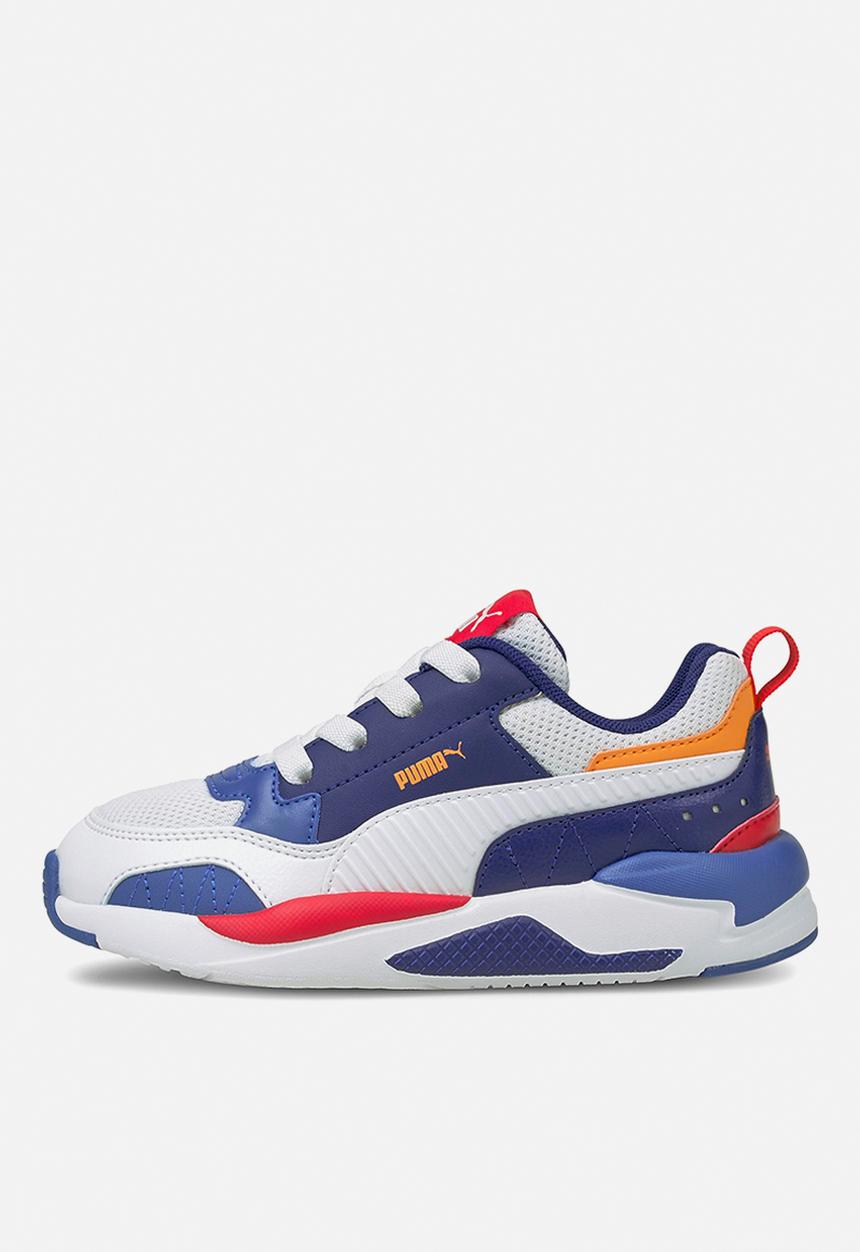 PUMA - X-ray 2 square ac ps - white/red/blue & navy