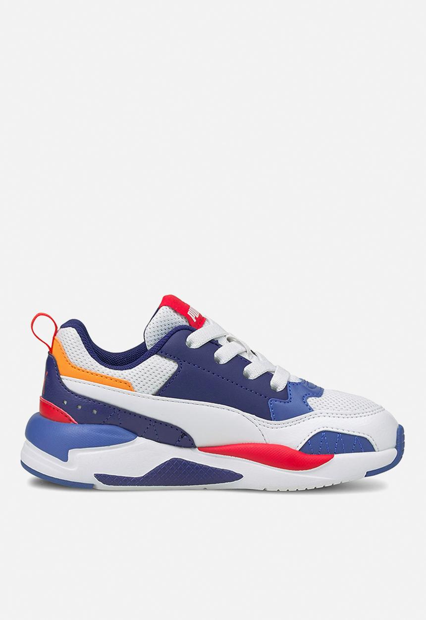 PUMA - X-ray 2 square ac ps - white/red/blue & navy