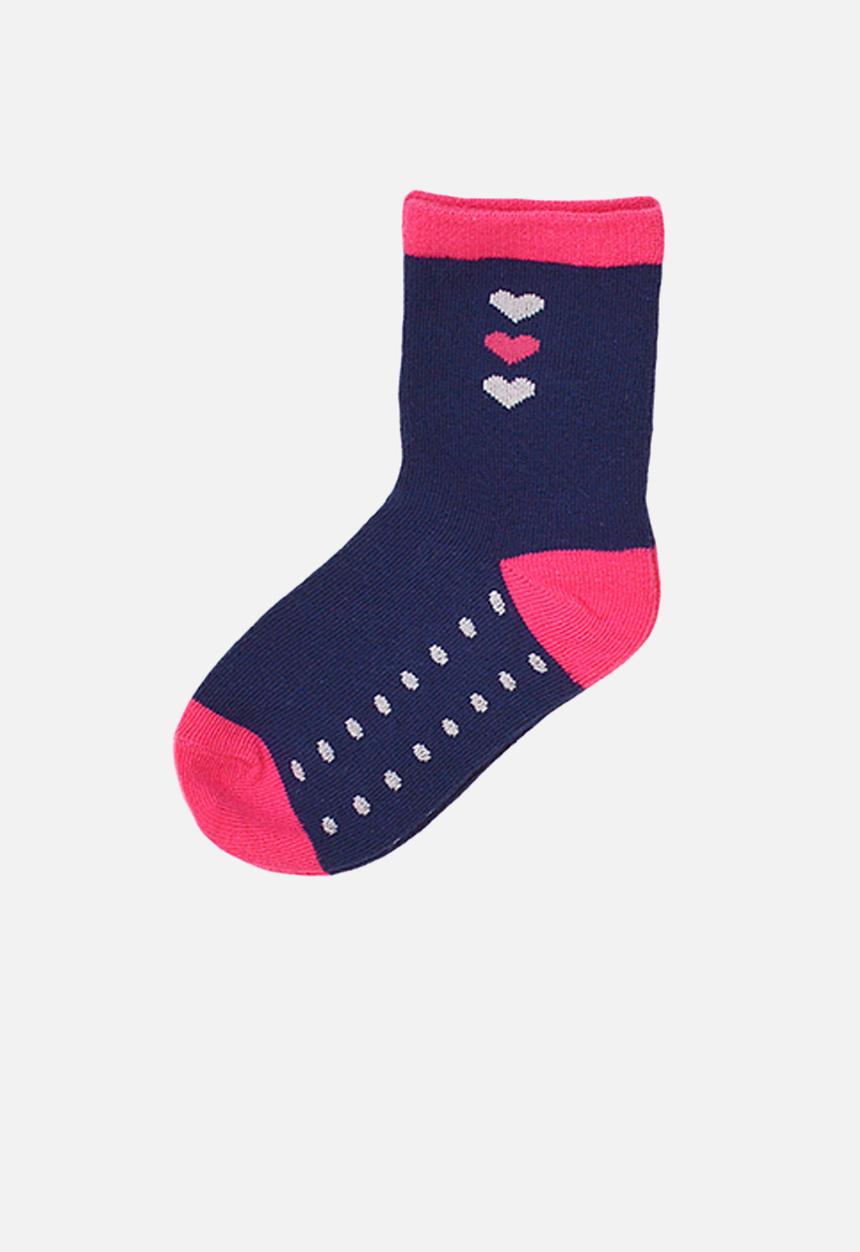 MINOTI - 5-Pack hearts knitted socks - multi