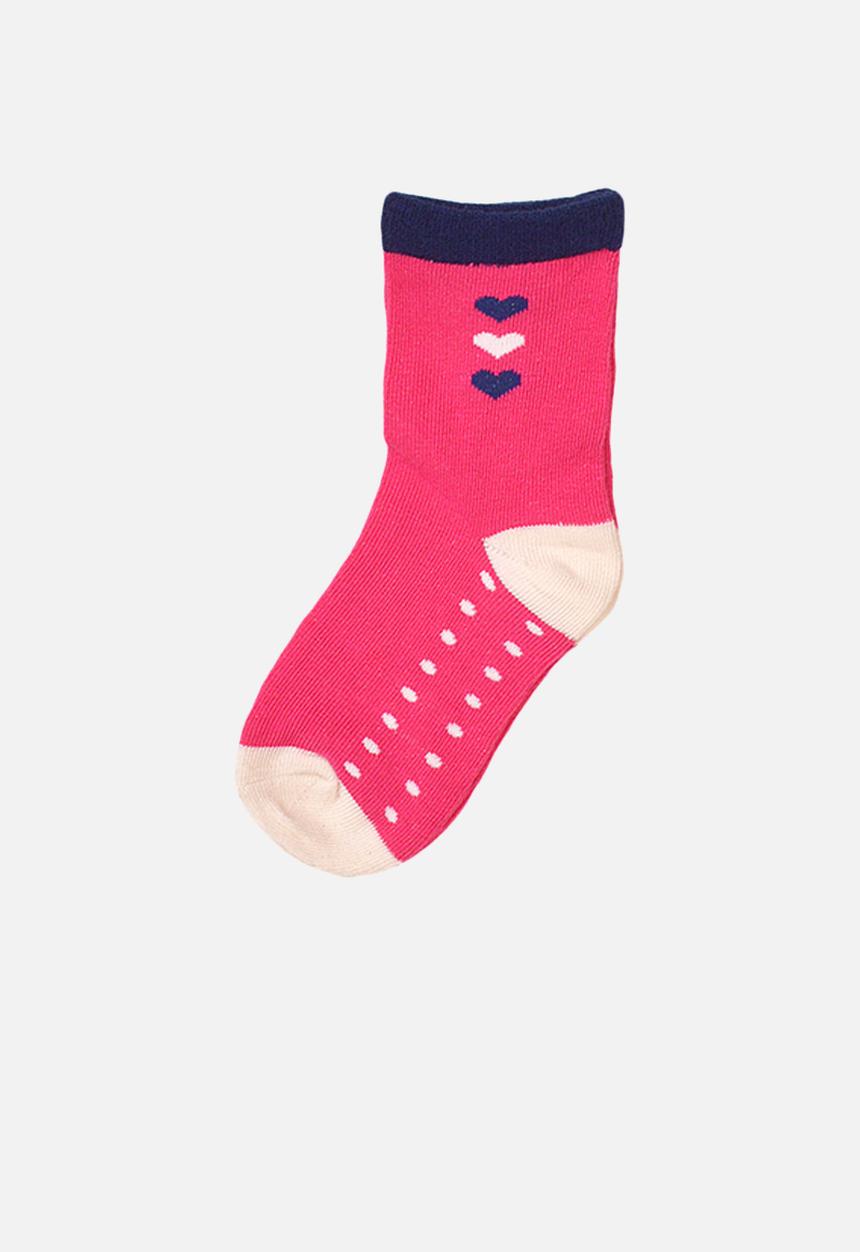 MINOTI - 5-Pack hearts knitted socks - multi