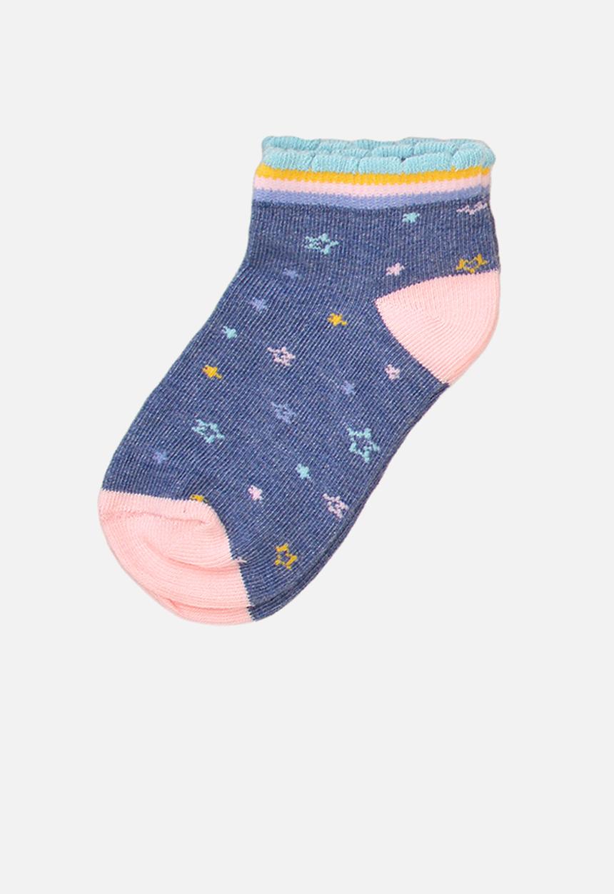 MINOTI - 5-Pack stars knitted trainer socks - multi