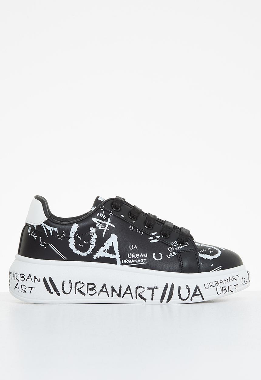 UrbanArt - Hype 5 wax sneaker - black